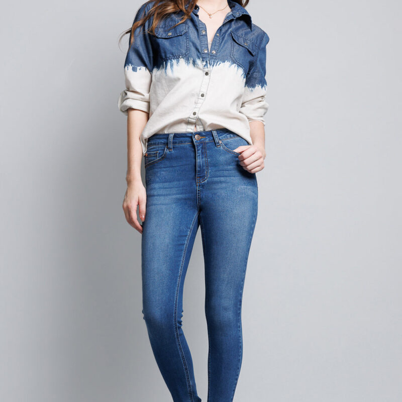 High Rise Classic Ankle Skinny Jeans