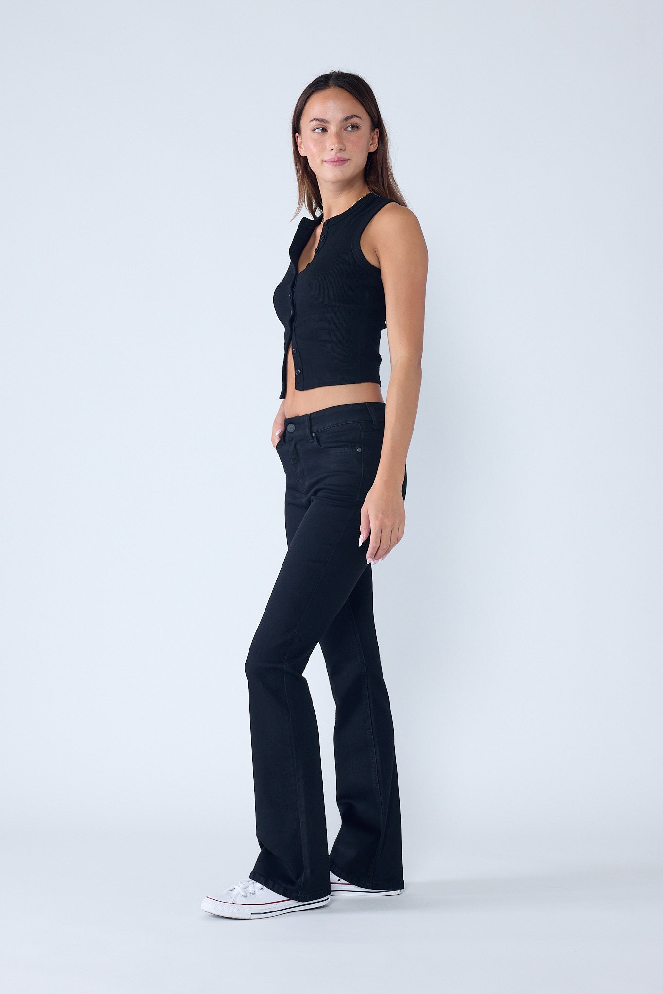 High Rise 5-Pocket Bootcut Jeans - Image 12